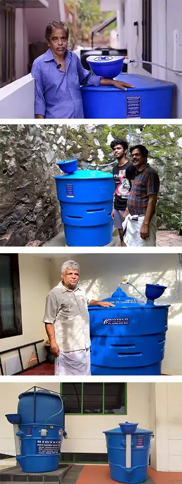 Domestic bio waste treatment
