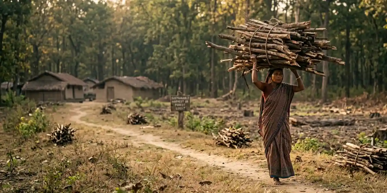 firewood and traditional biomass for cooking
