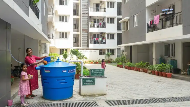 Biogas plant in Apartment