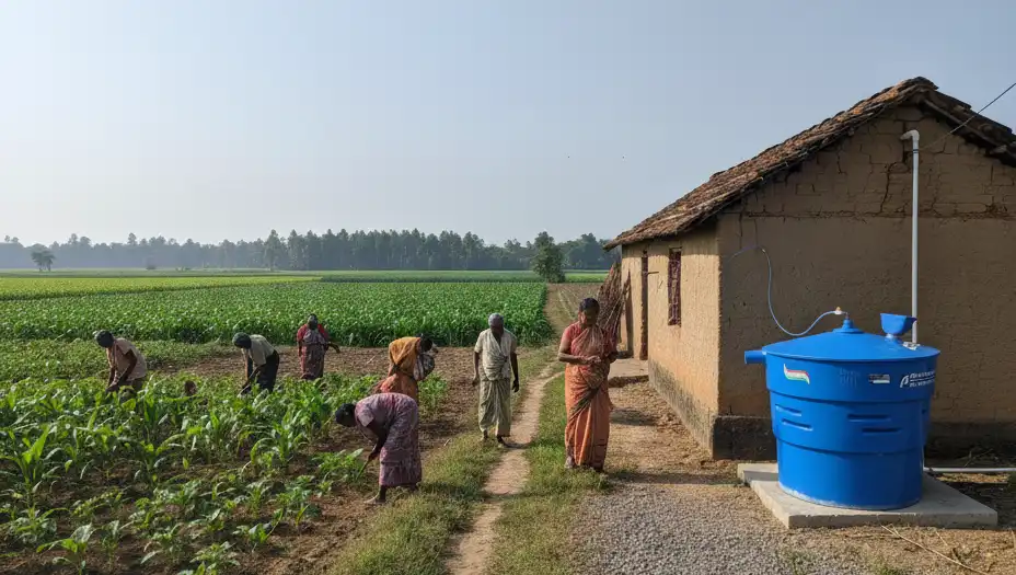 Biogas plant in Rural areas