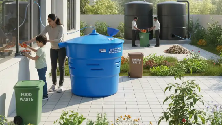 Biogas plant in Flat