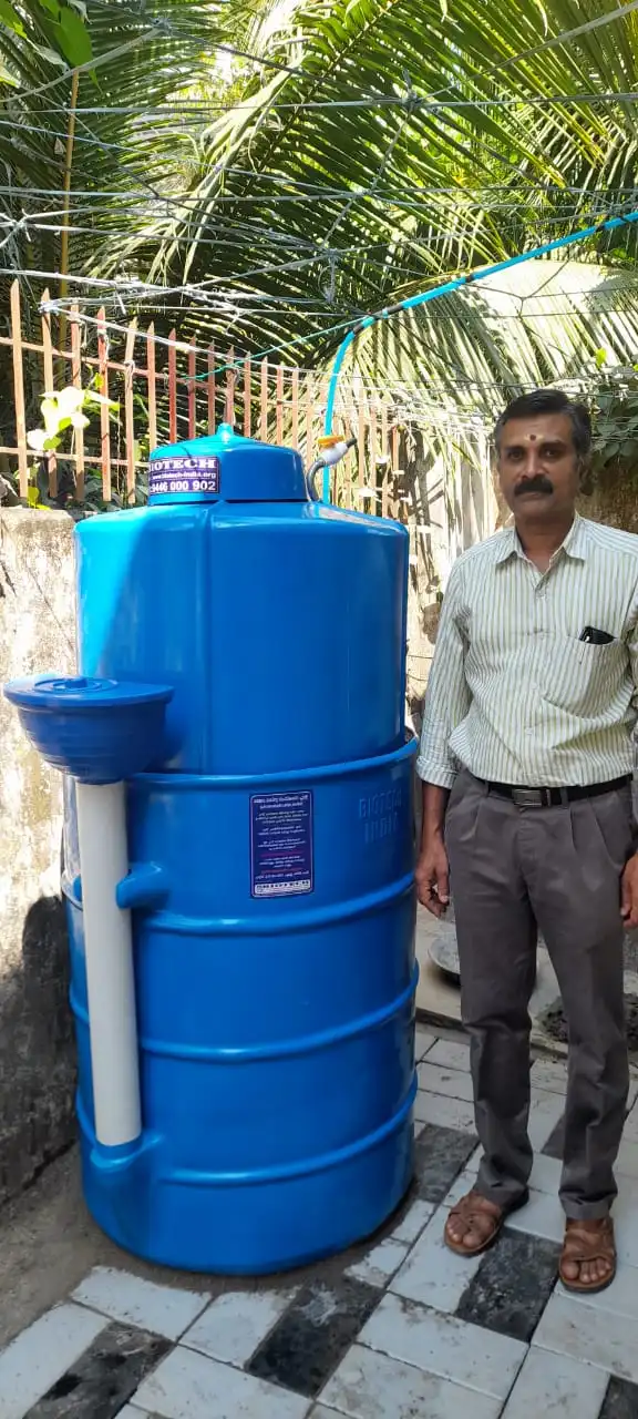 biogas in kerala, Water Jacket