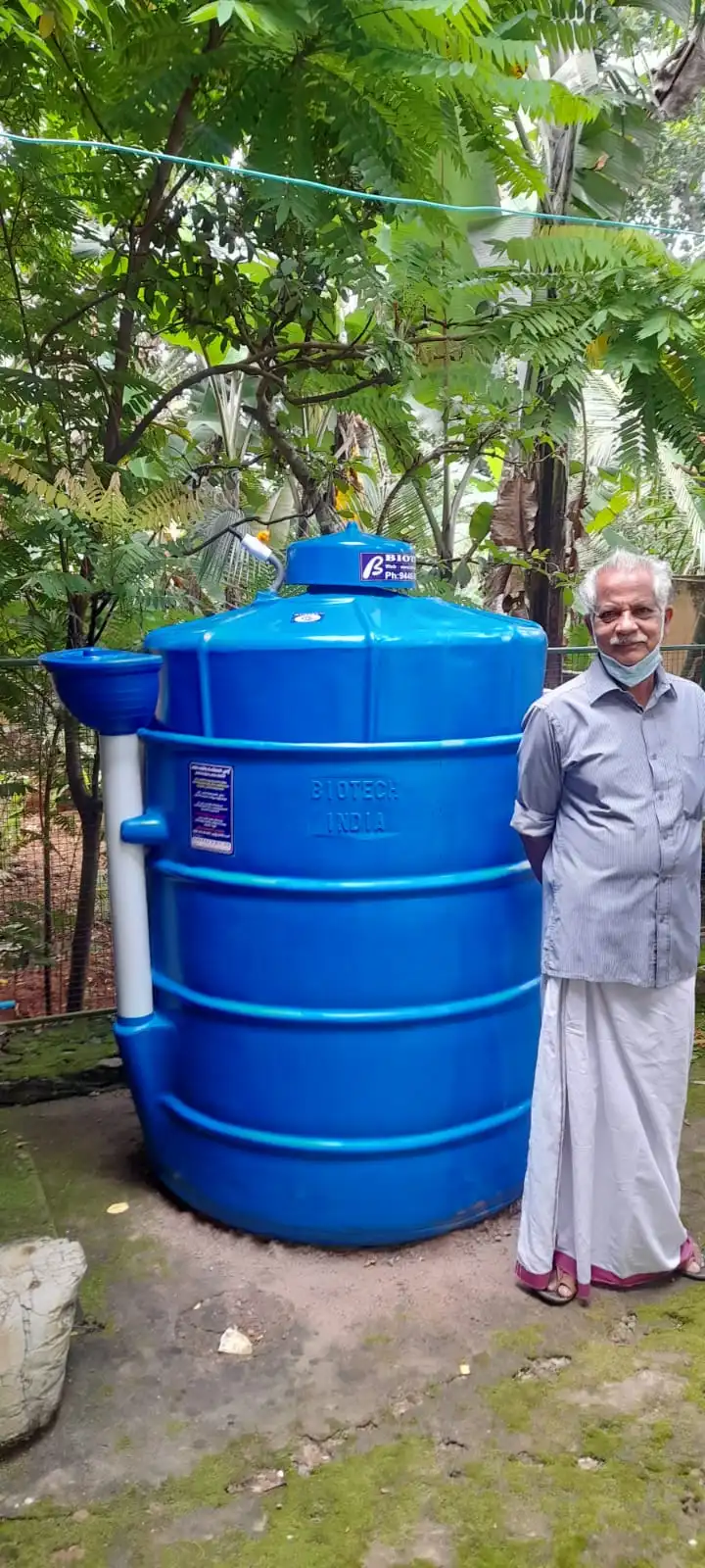 biogas in india, Water Jacket
